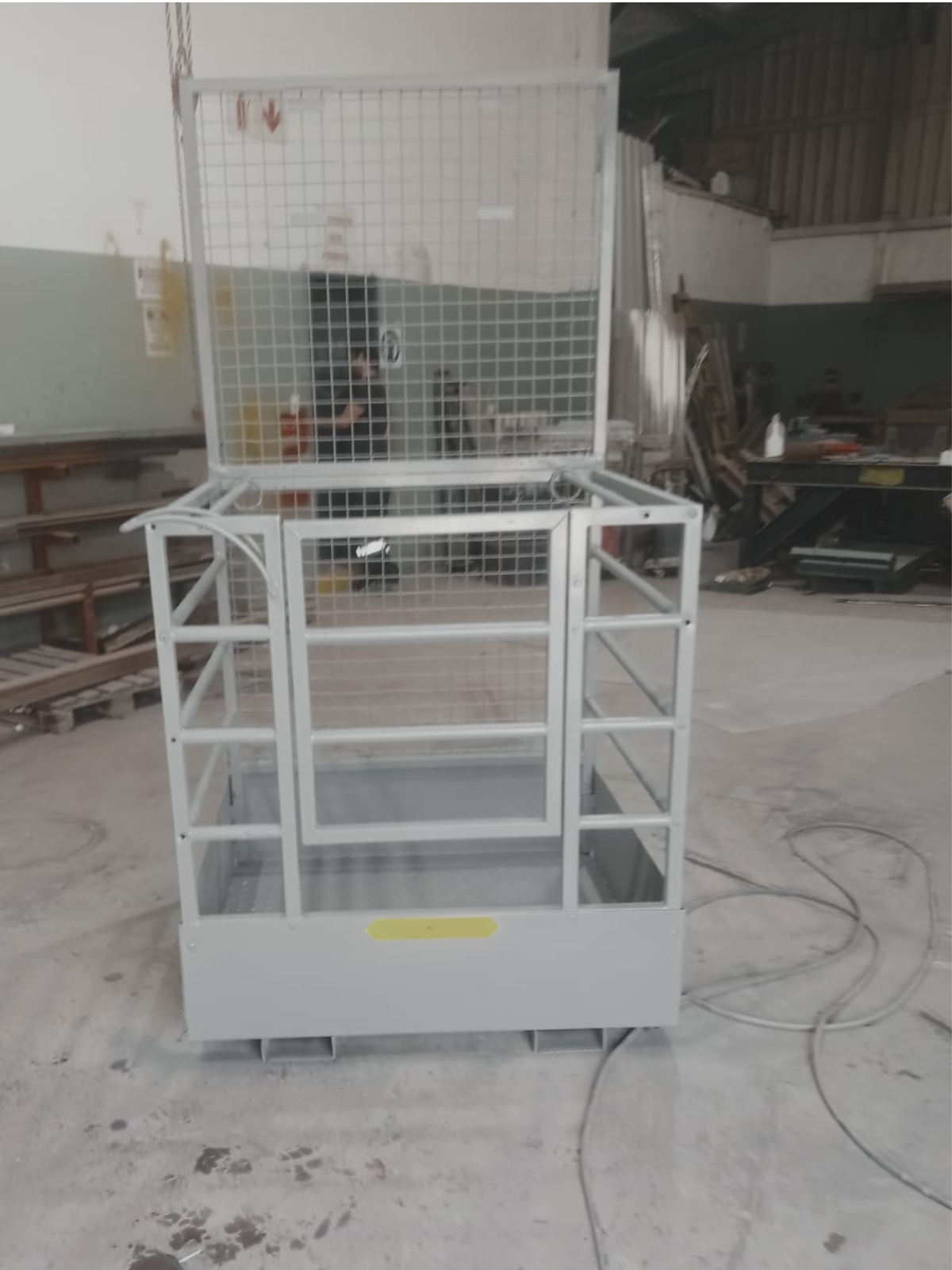 Building of a man cage